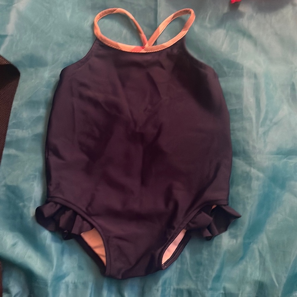 Girls Burberry Swimsuit